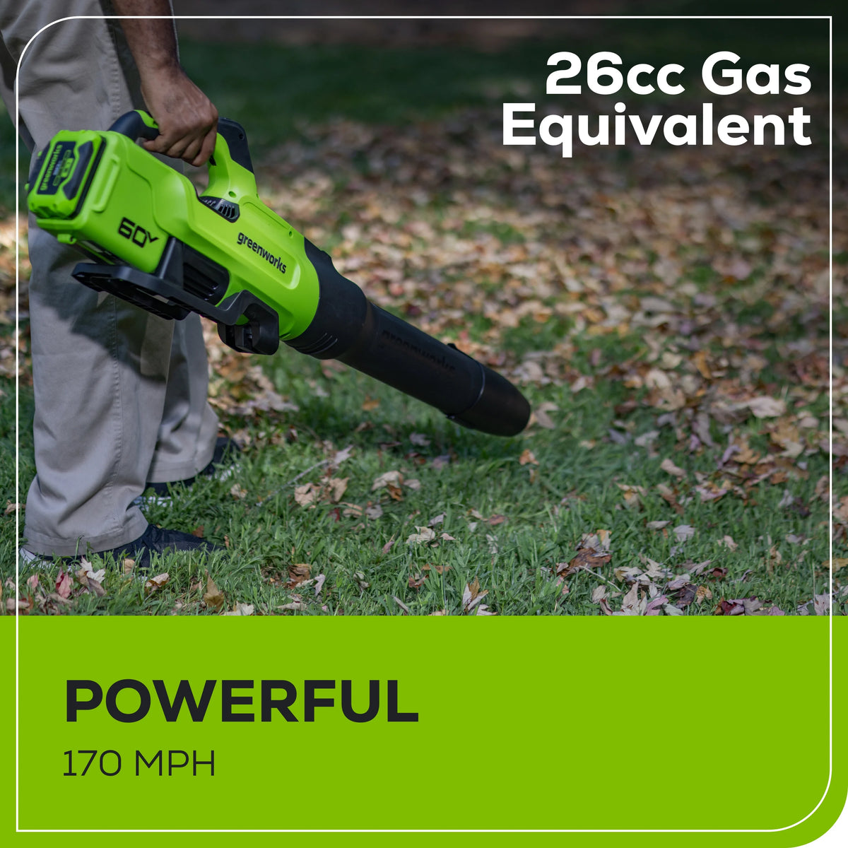 60V 630 CFM 170 MPH Leaf Blower with 2.5 Ah Battery & Charger H9114