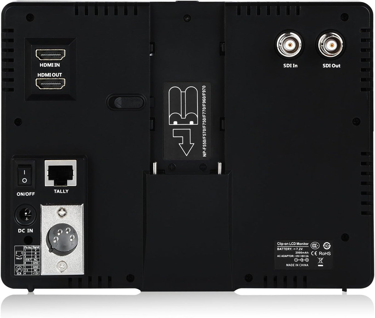 7 4K HDMI/SDI/AV Input Output Camera Video LCD Monitor C659267