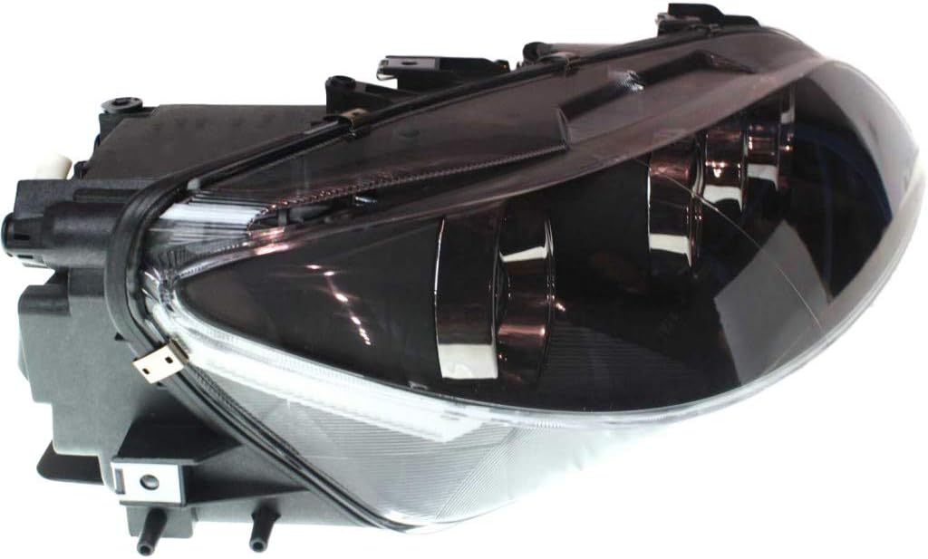 2006 2007 2008 Mazda 6 Headlight Assembly Passenger Side Black Housing A64634