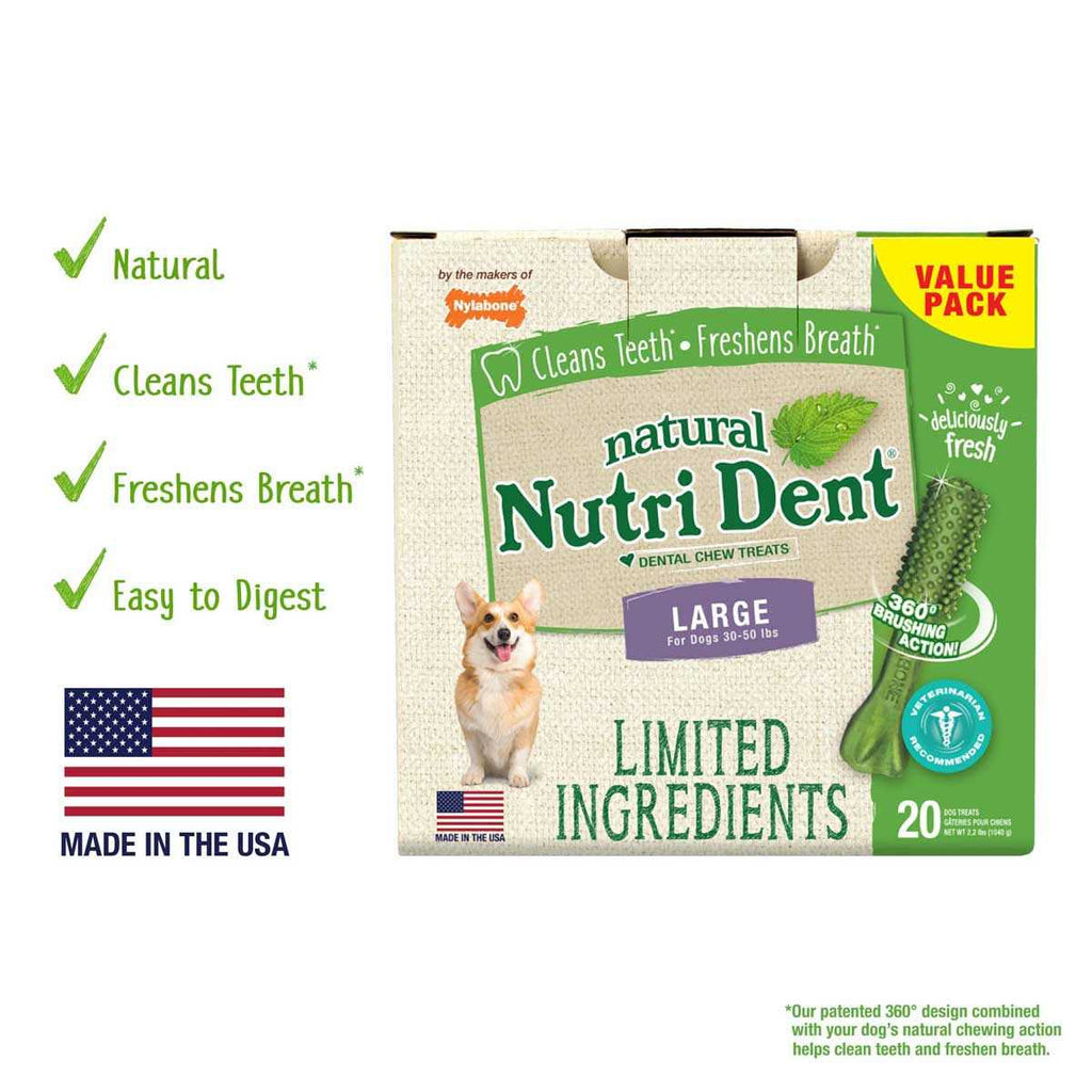 Natural Nutri Dent Fresh Breath Dental Chews H151