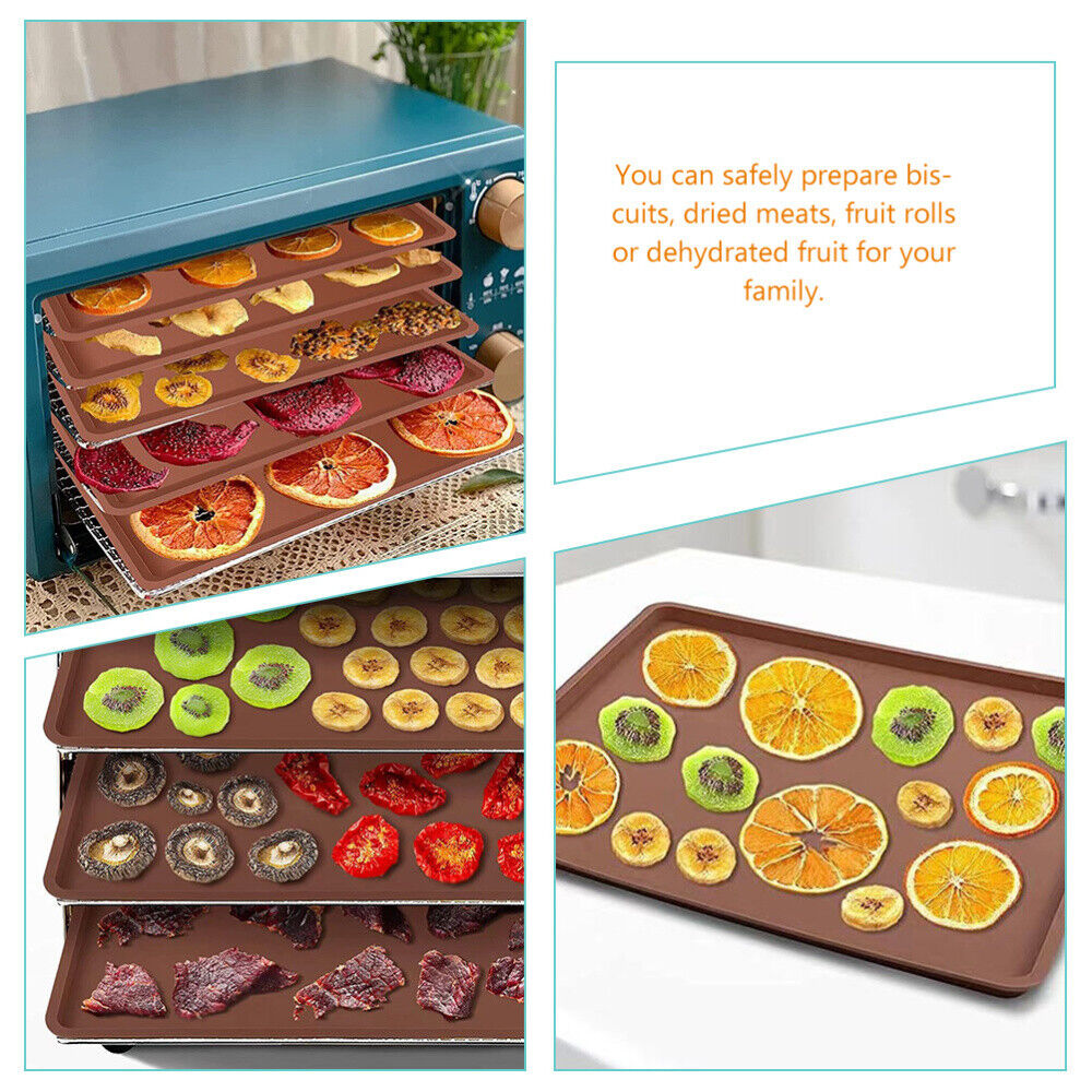 3pcs Portable Washable Food Dehydrator Pad Mesh H863226