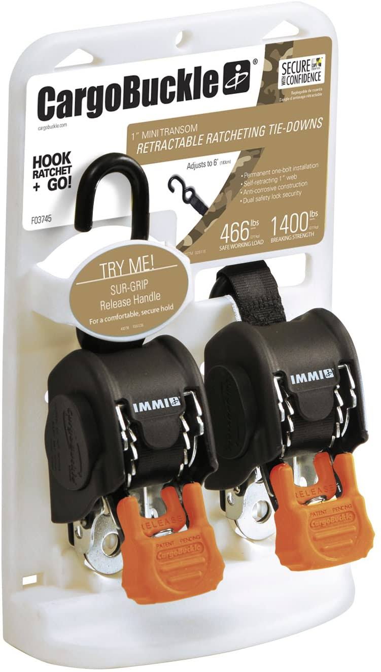 Retractable Ratchet Tie-Down Pair D47915