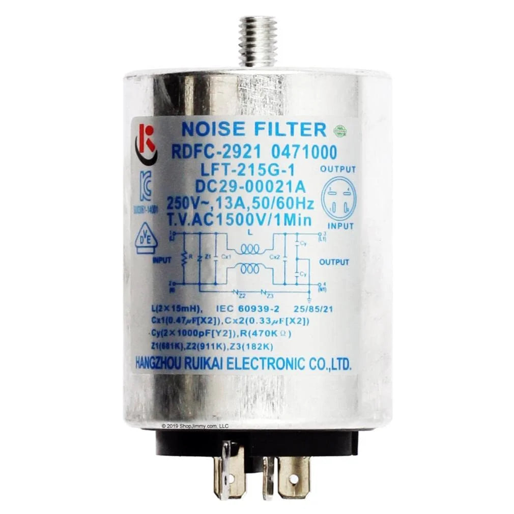 Washer Noise Filter 3" Length X3941