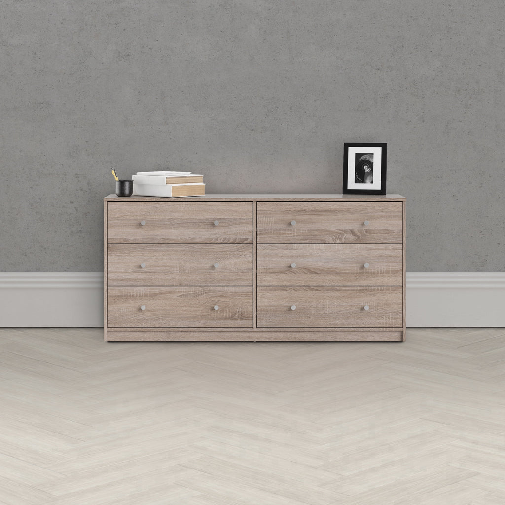6 Drawer Double Dresser E7562