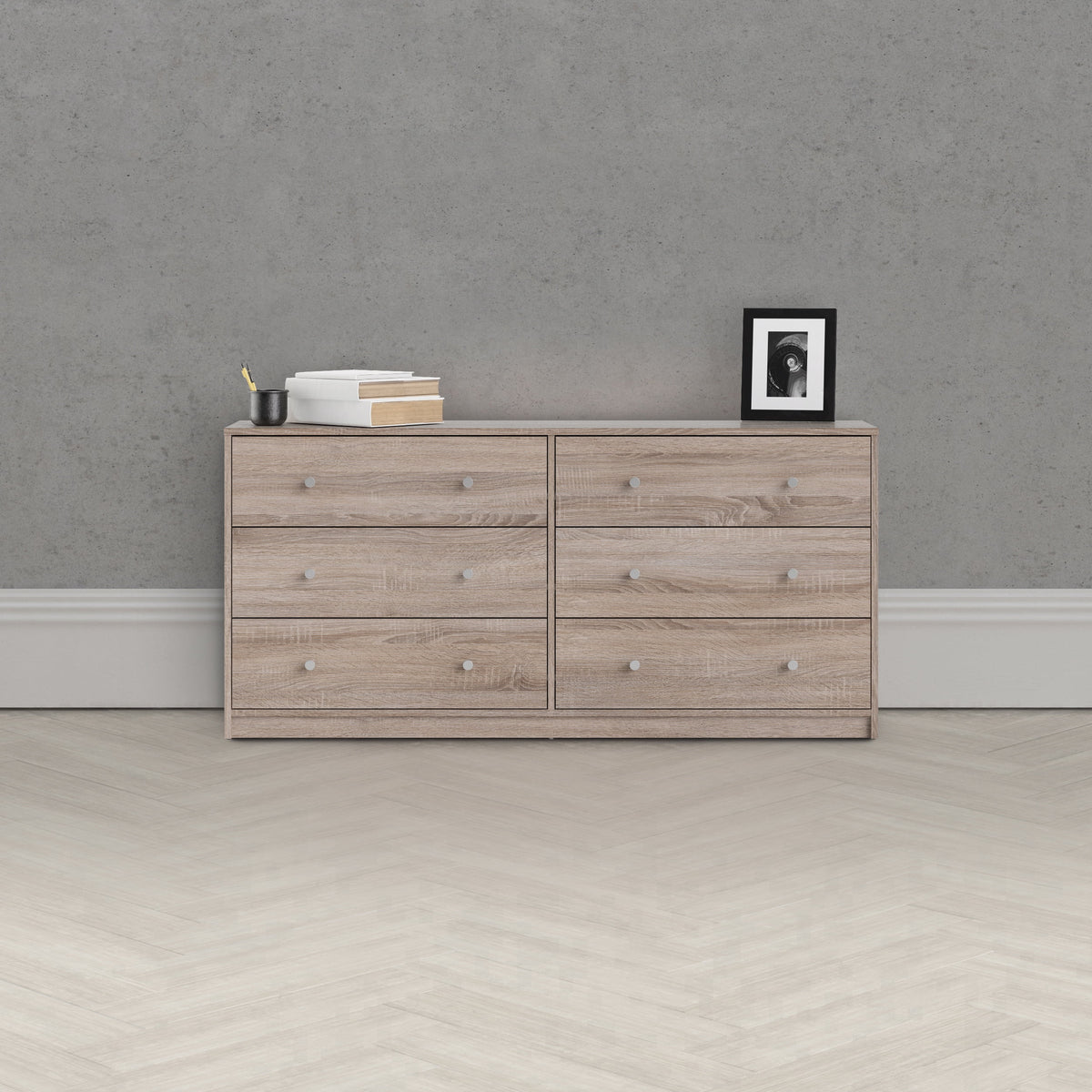6 Drawer Double Dresser E7562