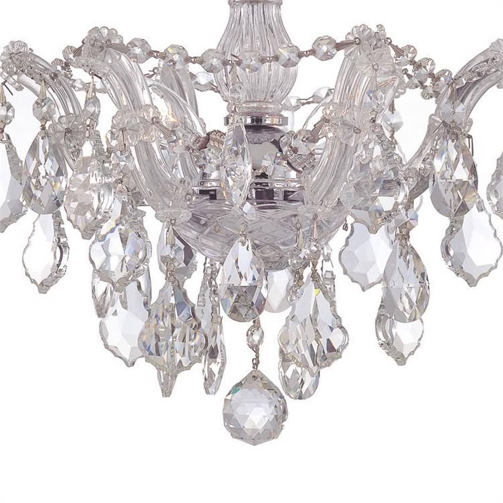 3 Light Spectra Crystal Gold Semi-Flush S52250