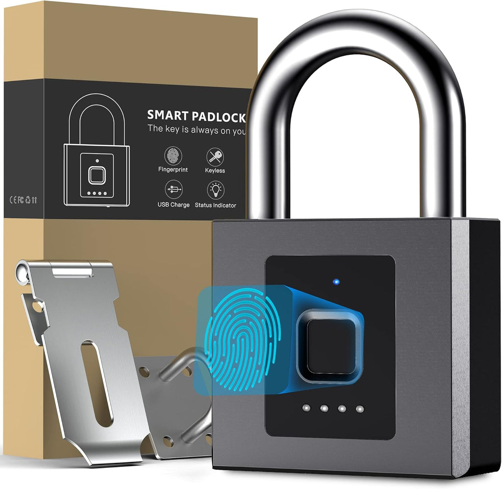Fingerprint Padlock with Mobile APP O585936