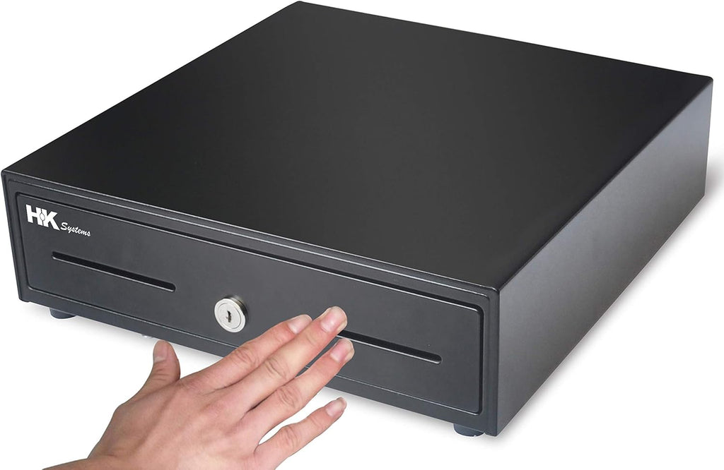 Heavy Duty Black Push Open Cash Drawer with Metal Bracket A65125