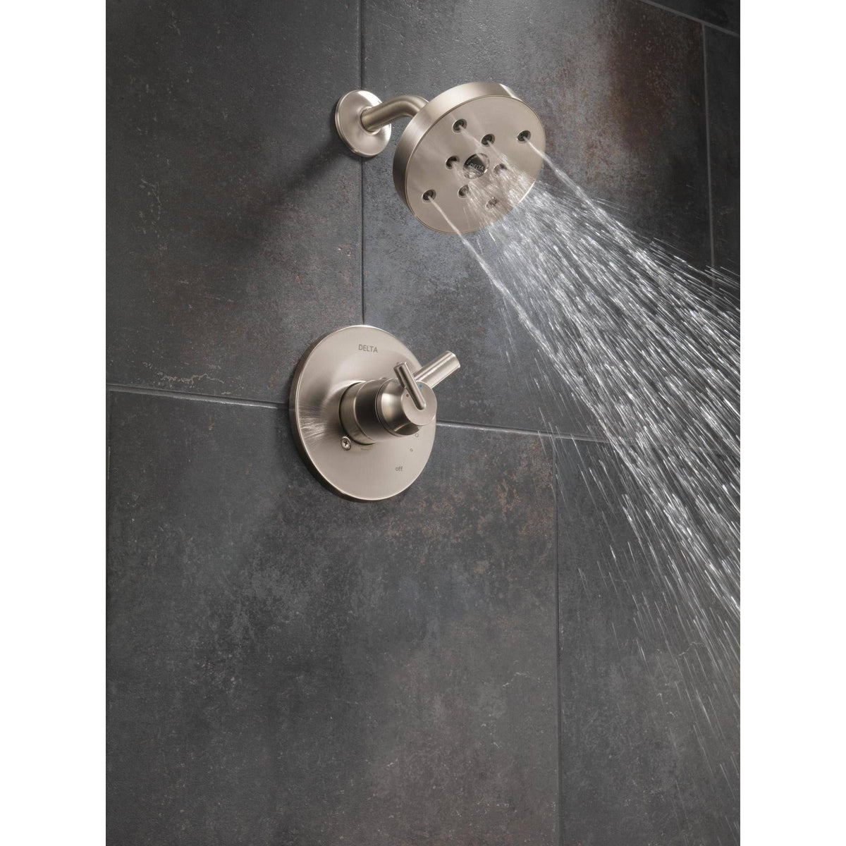 Matte Black Raincan Shower Head X710