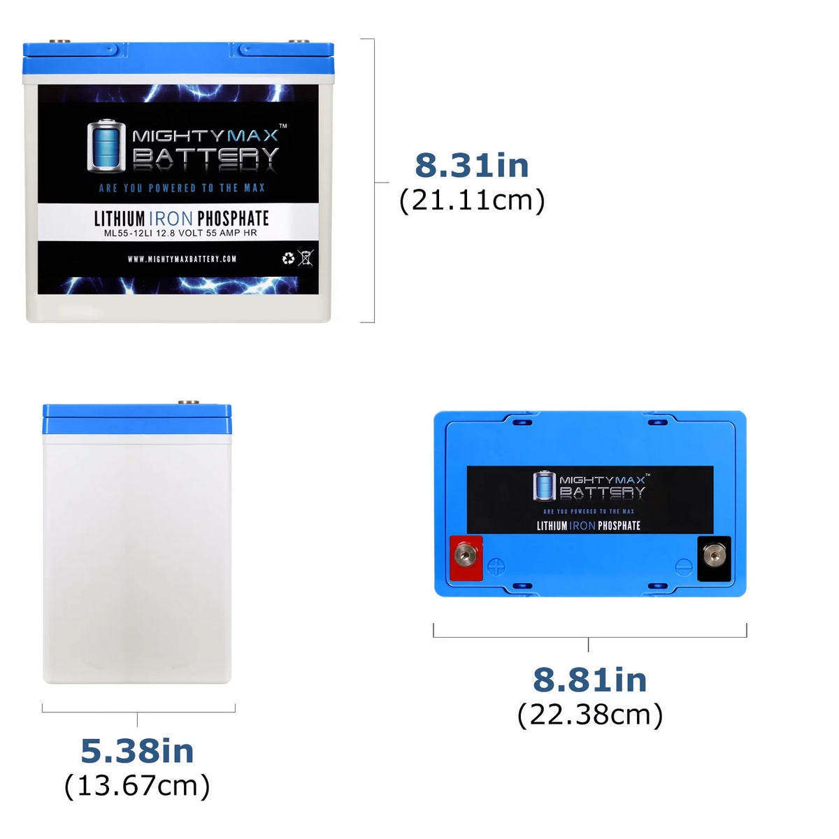 12V 55AH Lithium Battery F5107
