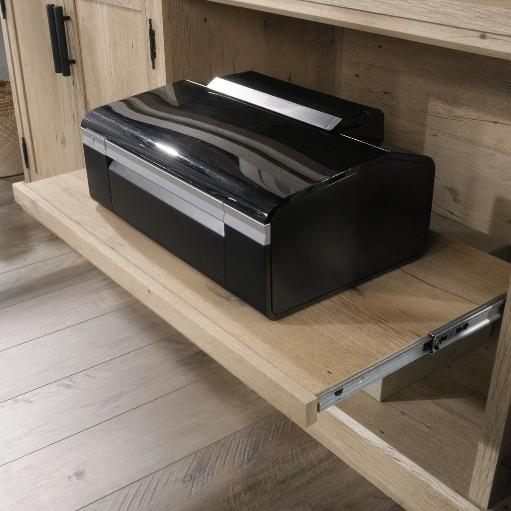 Prime Oak Engineered Wood Office Printer Credenza G588