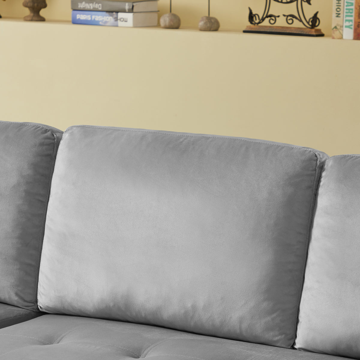 Reversible Pull out Sleeper Sectional Sofa Bed with Storage T760