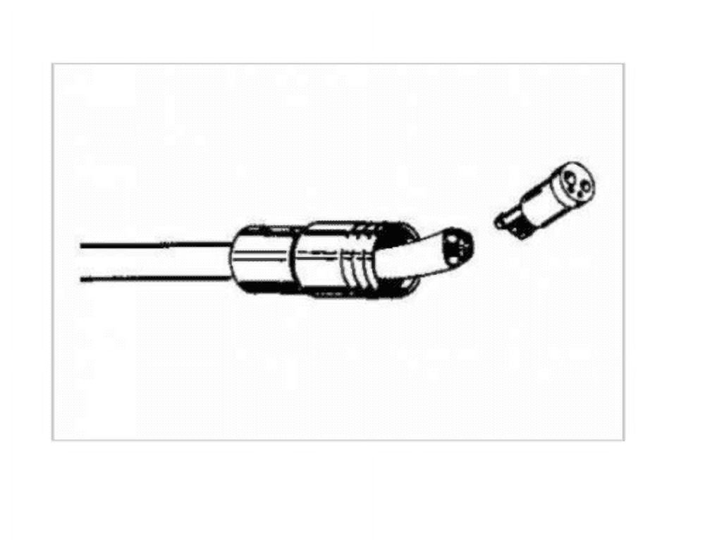 4-Hole Handpiece Tubing Black 7 ft. Connector J15827
