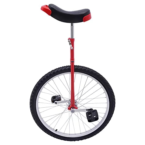 24 Unicycle 1 Wheel Bike Adjustable Height Blue T969