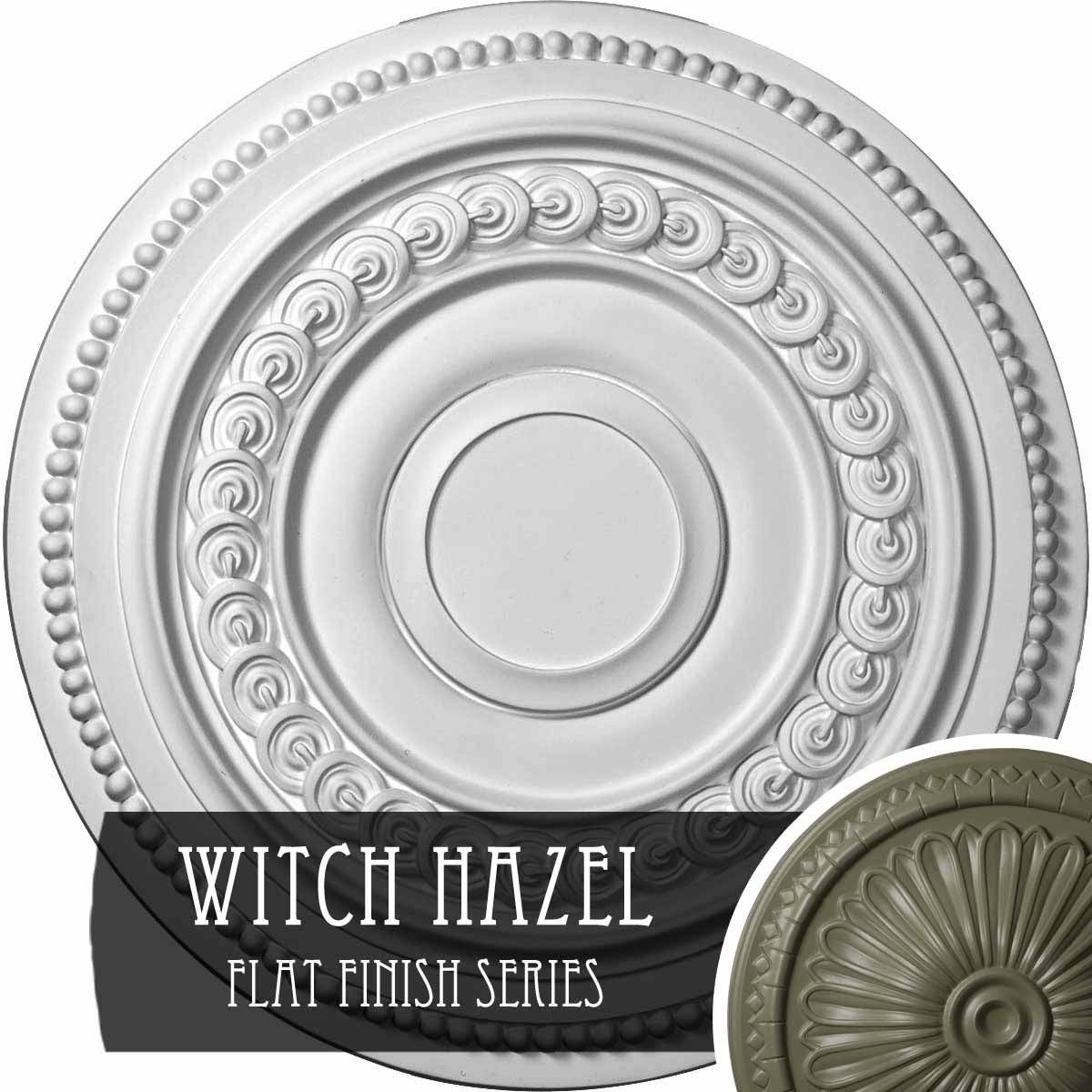 18x22OD x 1 1/4x22P Ceiling Medallion Hand-Painted P128311