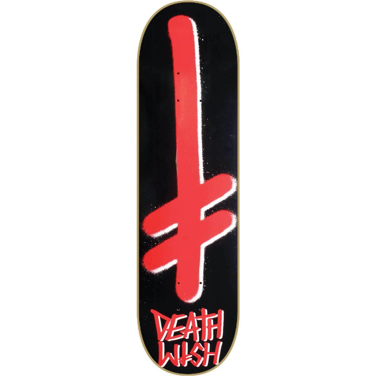 Black Red Skateboard Deck Q4720