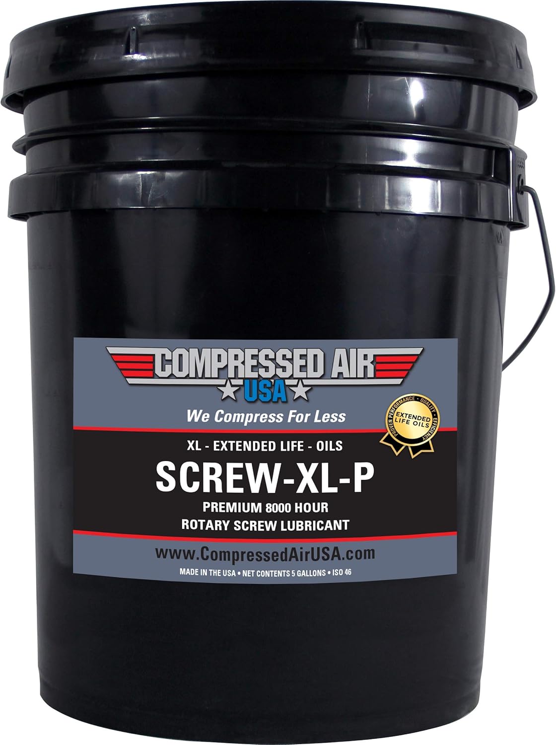 8000 Hour Rotary Screw Air Compressor Lubricating Oil (1 Gallon) U7507