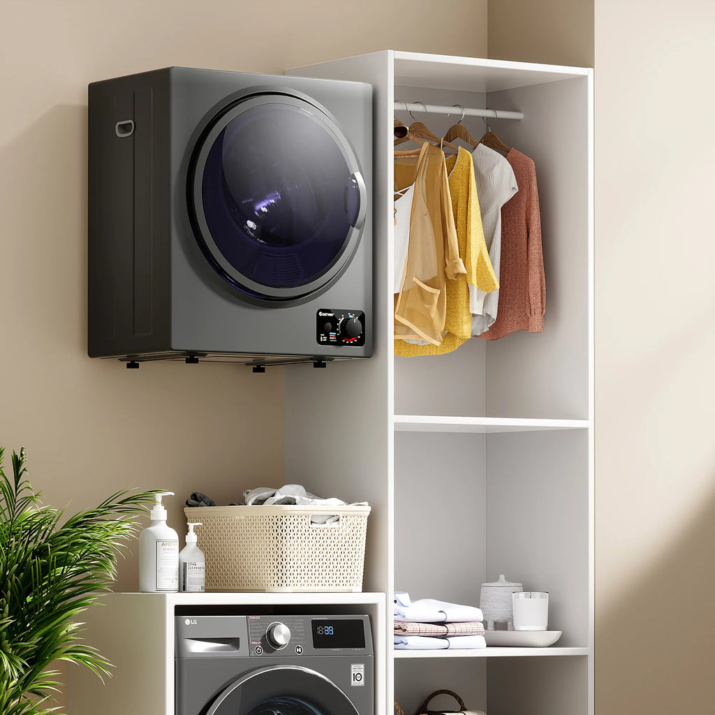 Compact Electric Laundry Dryer Stainless Steel Wall Mounted 1.5 cu.ft. K90163