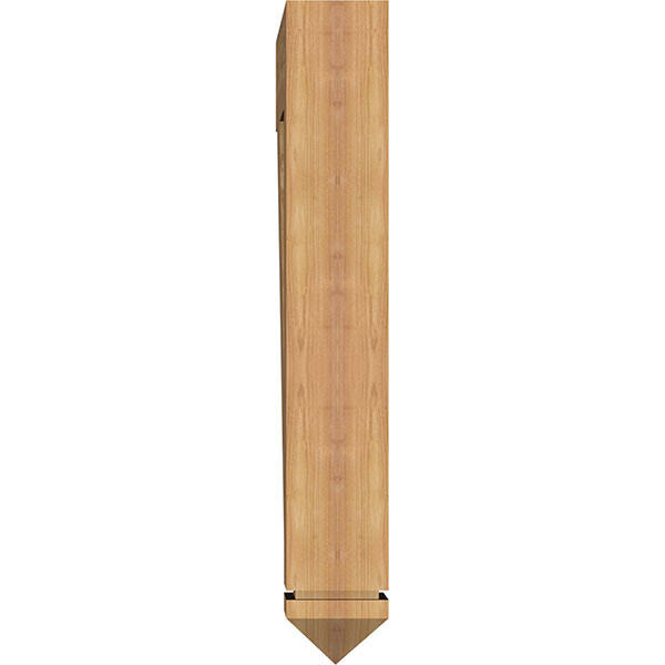 Traditional Arts & Crafts Smooth Bracket, Western Red Cedar F29225