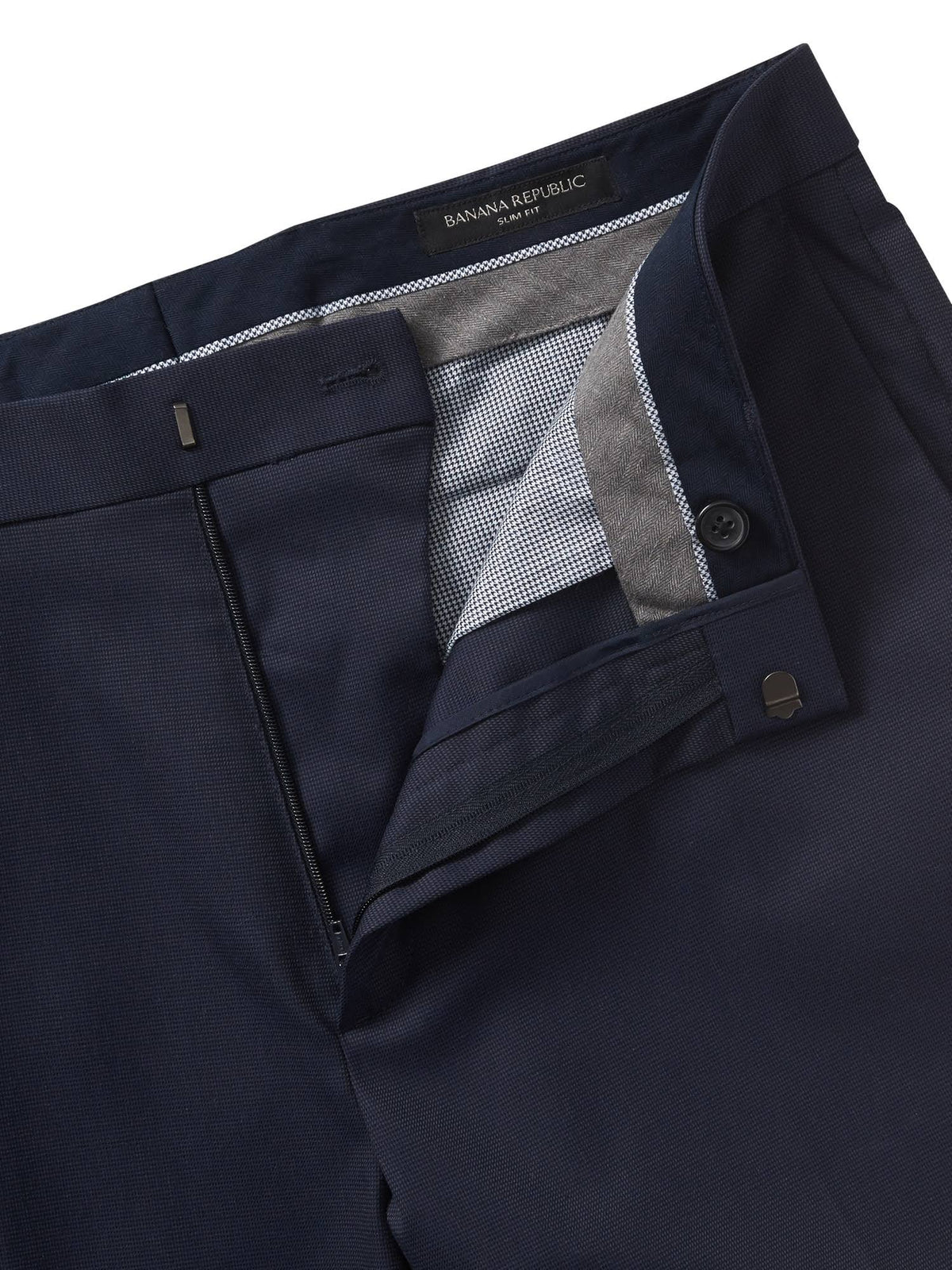 Navy Slim Stretch Cotton Pant 38W 32L J22480