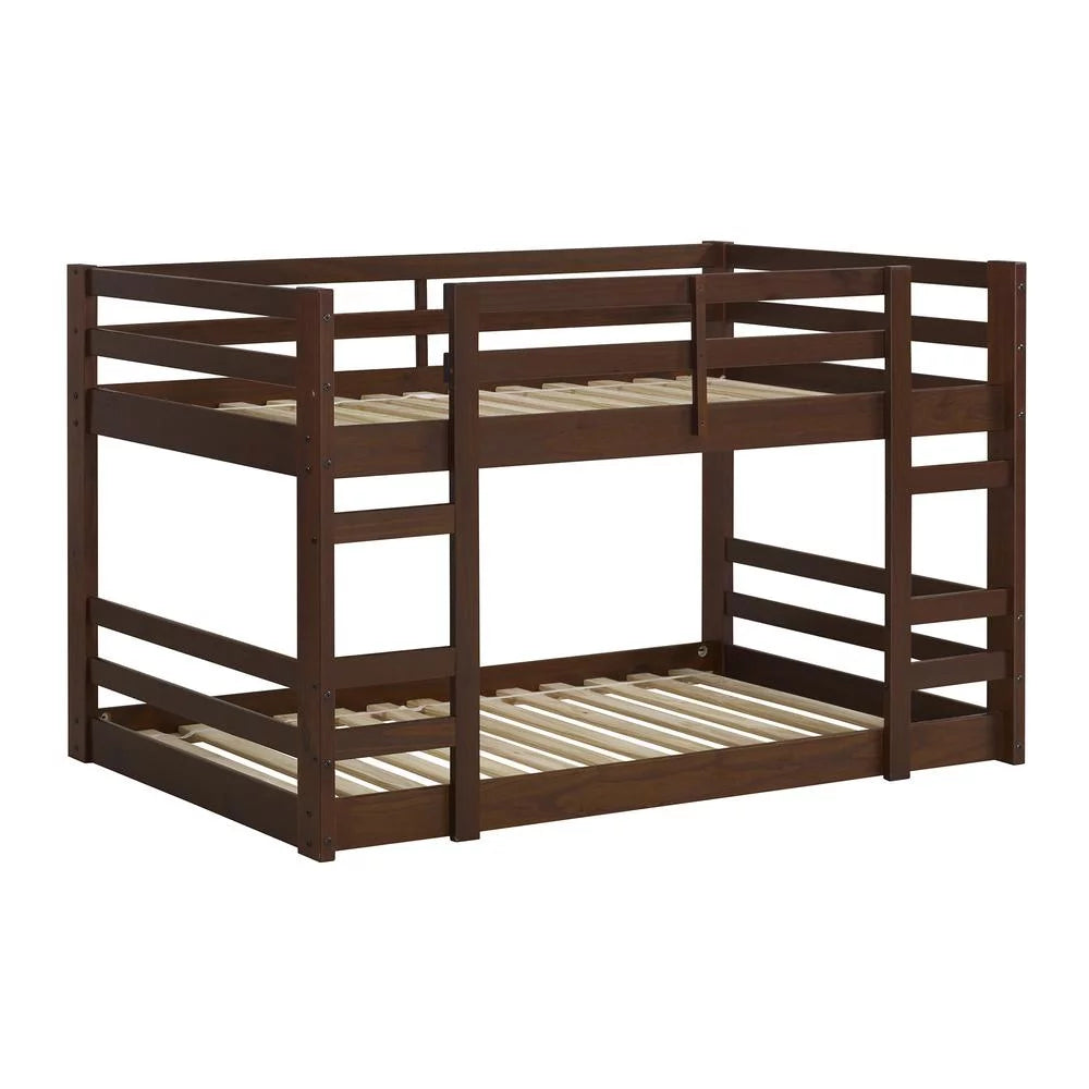 Wood Twin Over Twin Bunk Bed Q8387