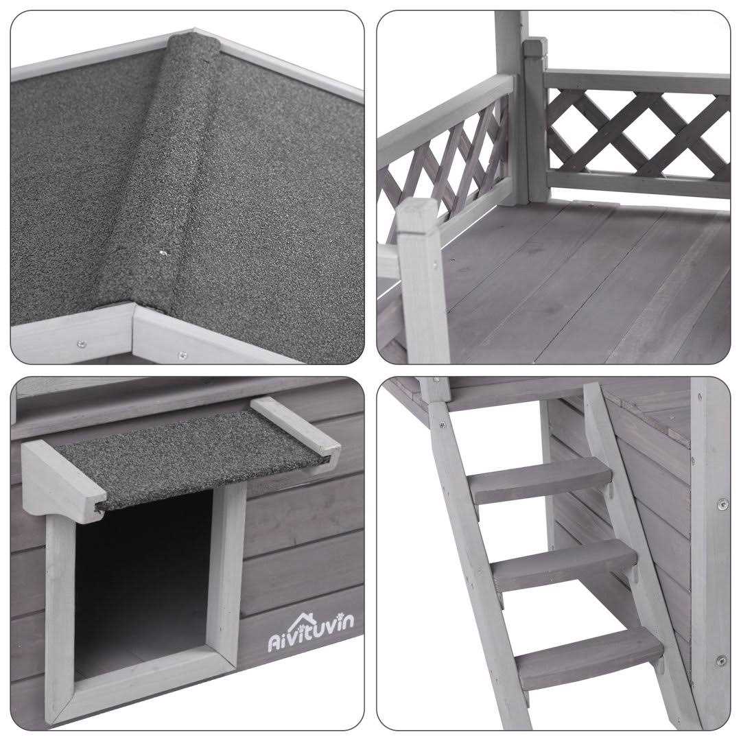 Outdoor & Indoor Cat House T6266