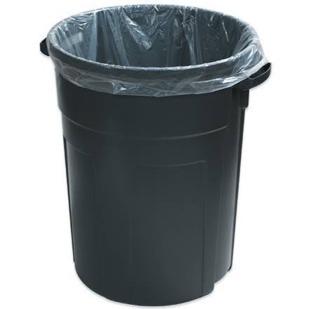 24x22 x 31x22 x 0.4mil Clear Trash Bags (1000 Per/Case) M173574