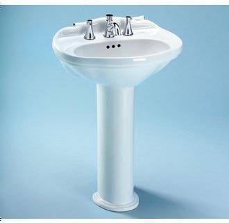 Cotton Pedestal Lavatory V45536