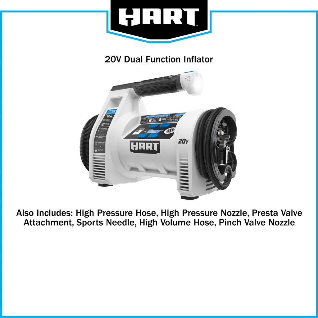 20-Volt Cordless Dual Function Digital Inflator C9091