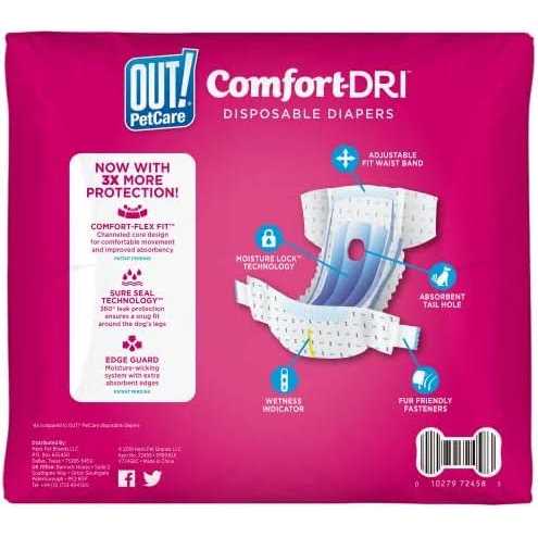 Disposable Female Dog Diapers W80662