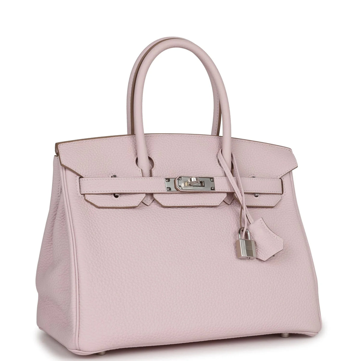 Mauve Pale Clemence Palladium Hardware Bag B421587