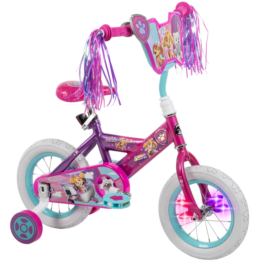 12-inch Girls' Training Wheel Bike, Pink D568