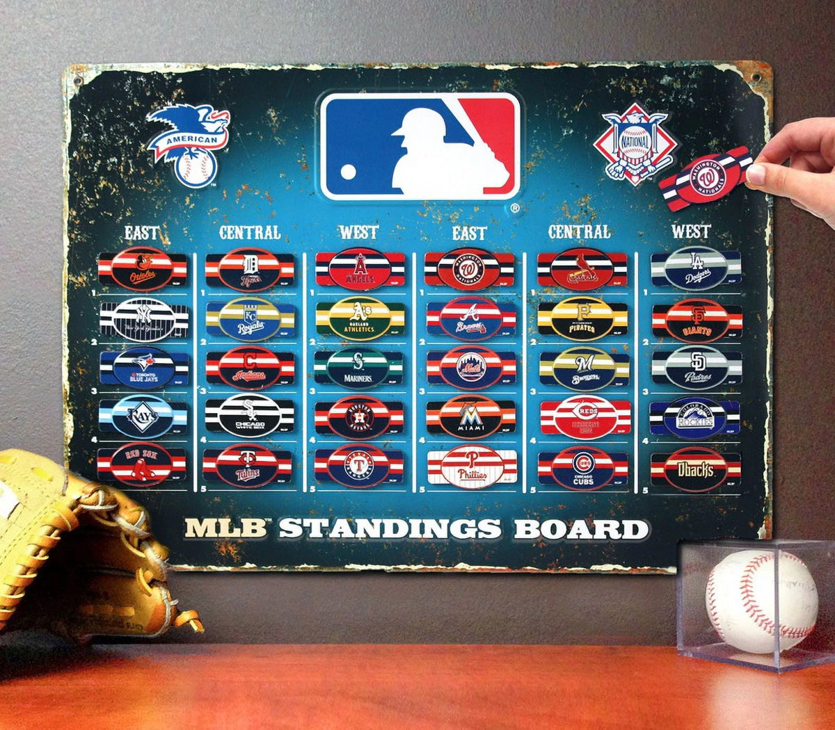 MLB Magnetic Standings Board H8721