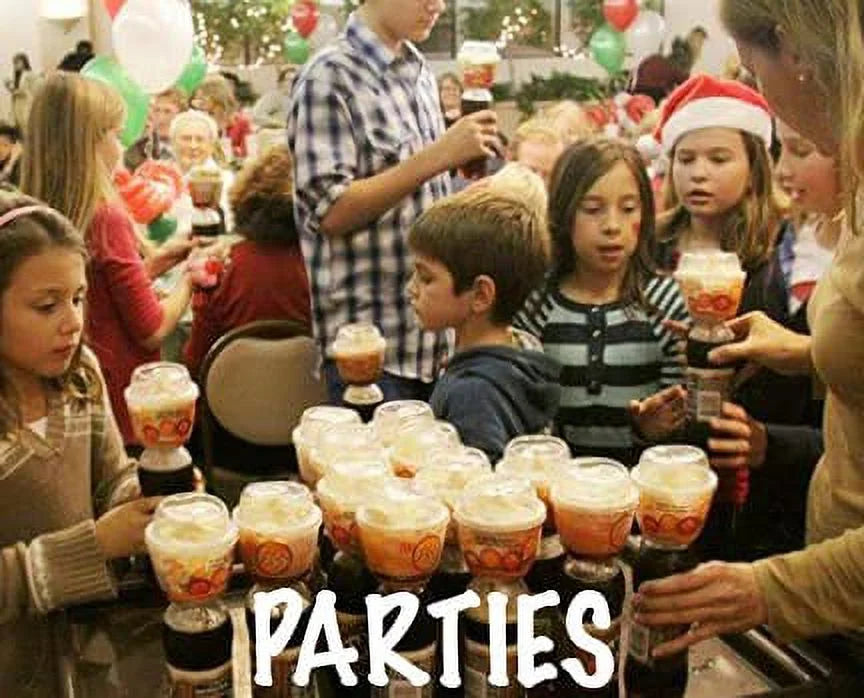 12-Pack Reusable Ice Cream Float Accessories D985