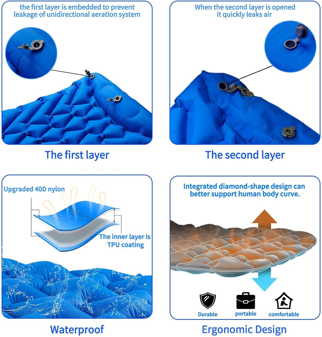 Ultralight Inflatable Camping Sleeping Pad G849